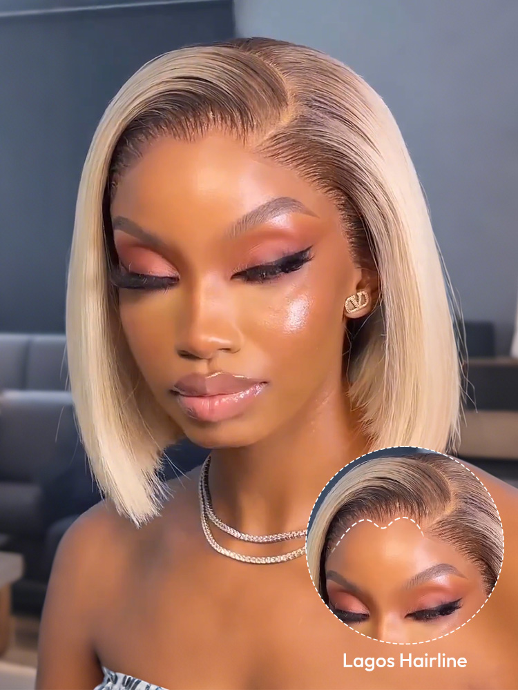 ombre straight bob wig