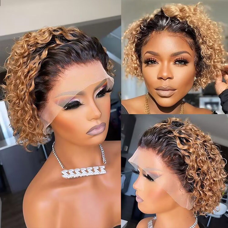 Blonde Pixie Wigs