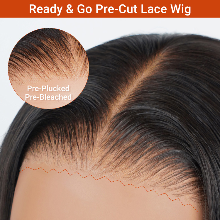 pre plucked pre bleached