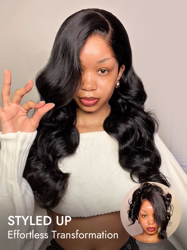 Pre-Styled Human Hair Wig