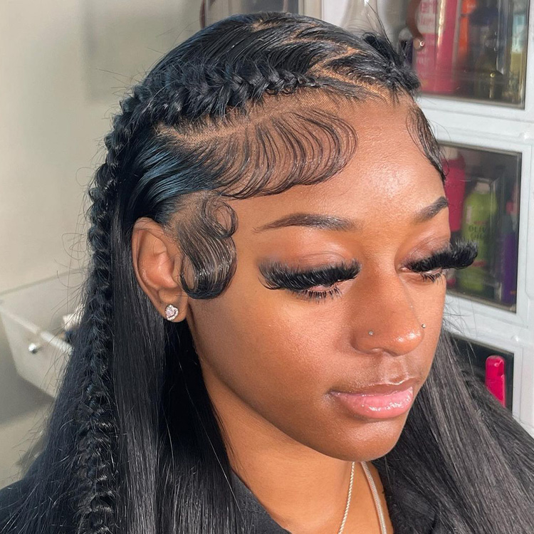 pre styled pre braided wig
