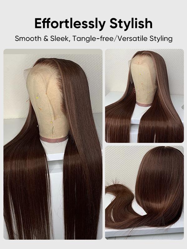 preplucked brown hair wigs