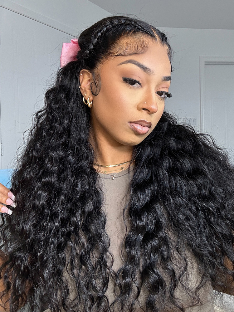 pre braided loose deep wig