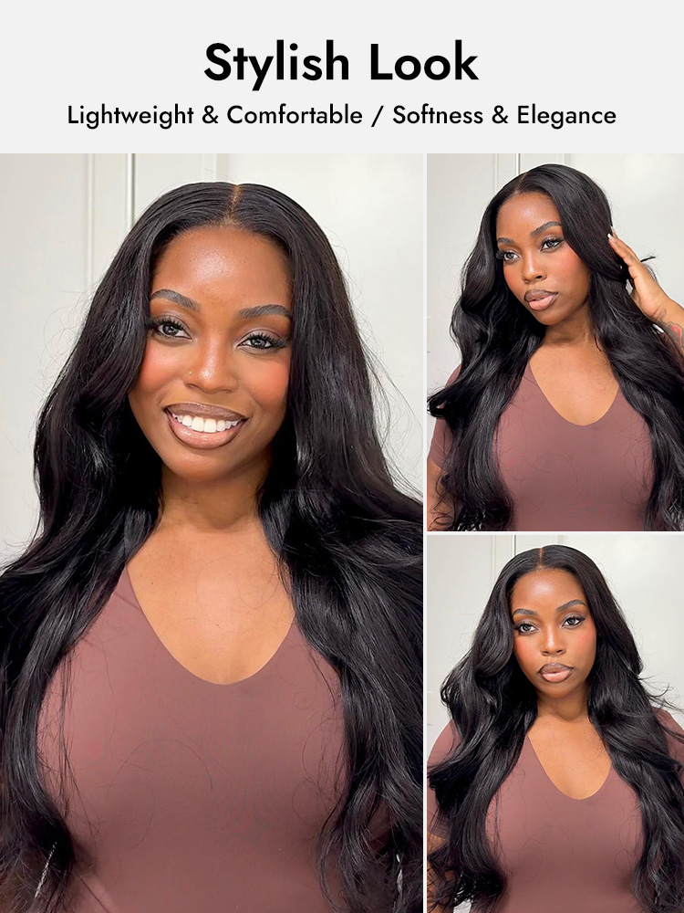 bouncy body wave wig