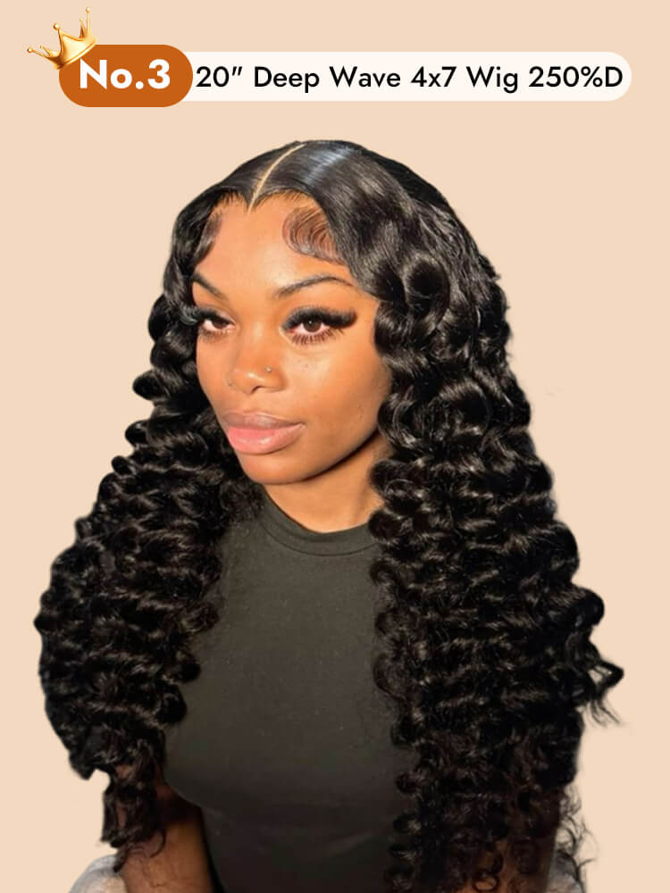 ready to go lace wigs deep wave 250%