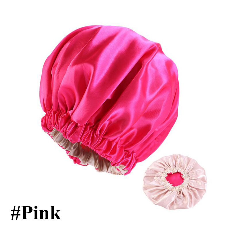 Double Layer Satin Sleep Cap