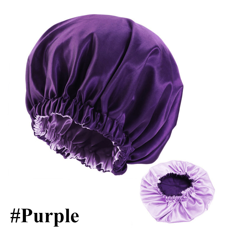 Double Layer Satin Sleep Cap