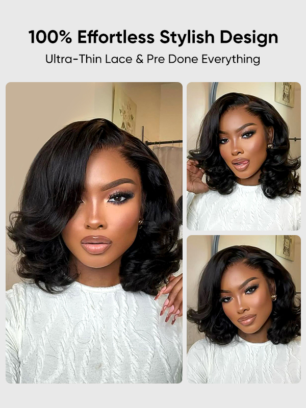 short bob wavy