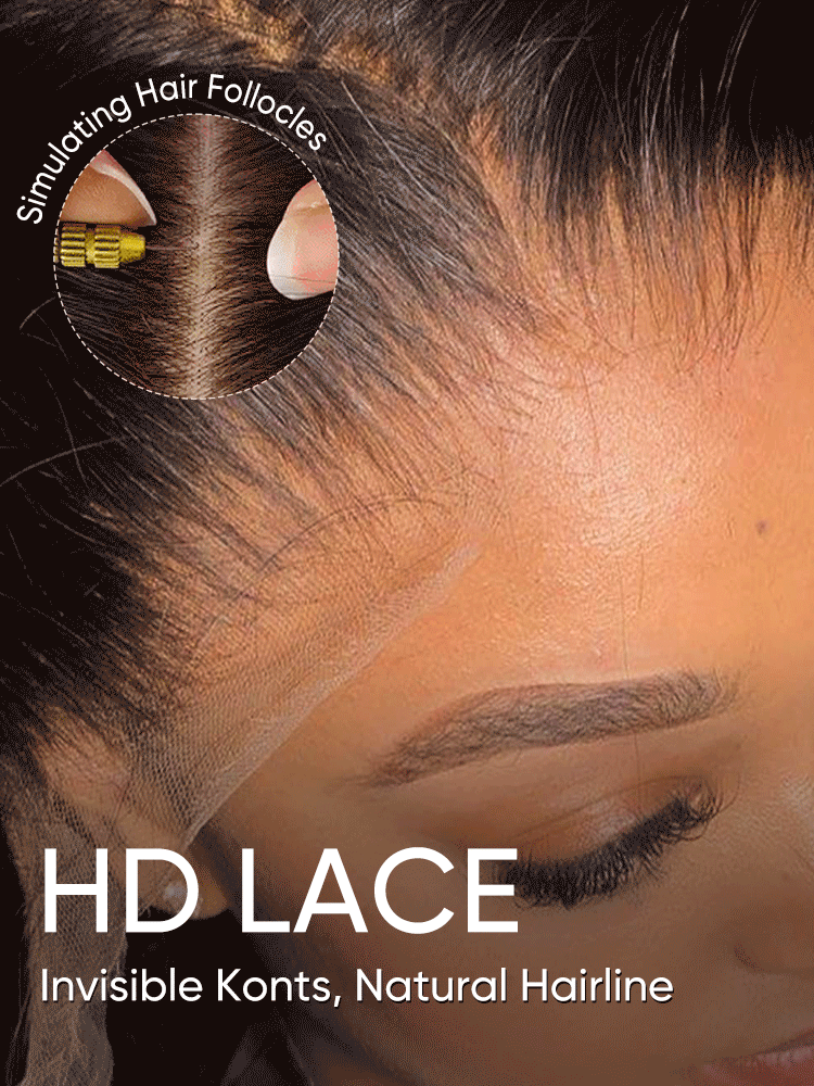 single knot HD lace wig