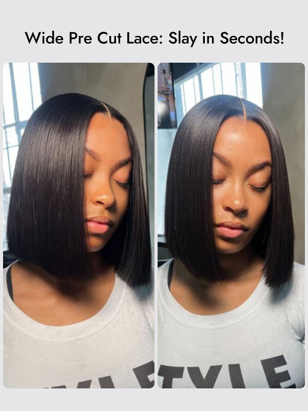 soft silky straight bob wig