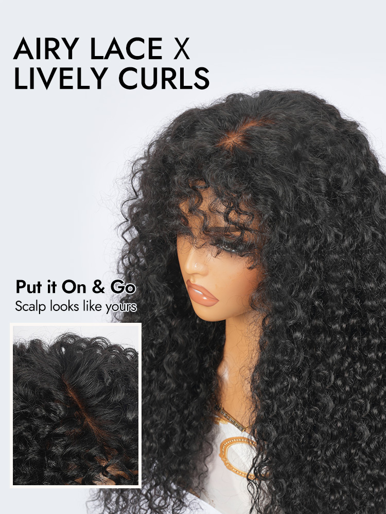 6x8 Lace Front Wigs With bangs