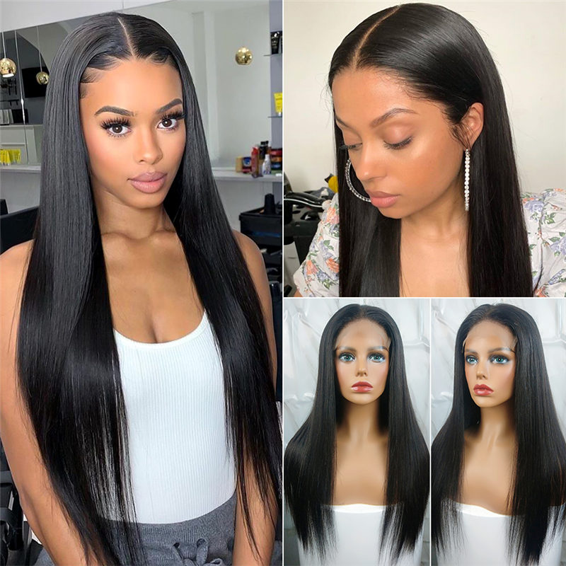 Straight 6*6 Fake Scalp Wigs