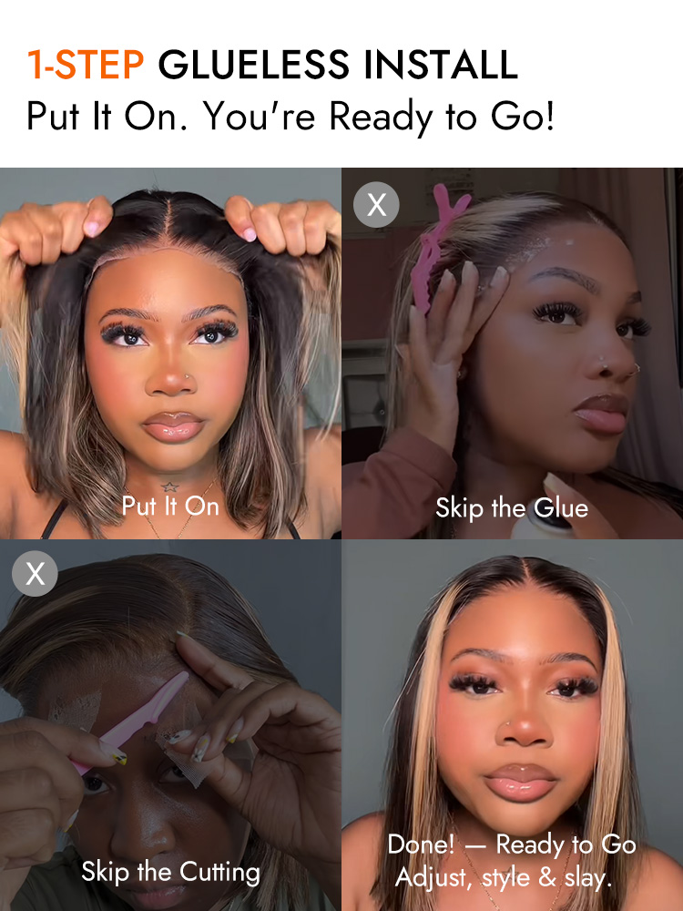 straight colored bob wigs