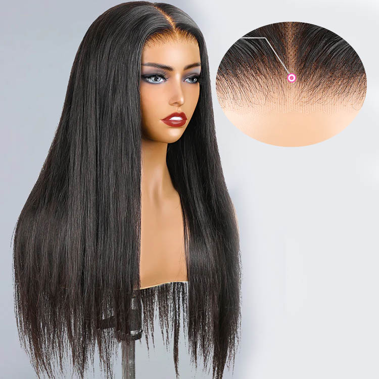 straight closure wigs