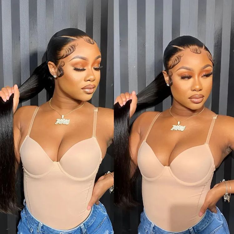 straight hair full lace wig