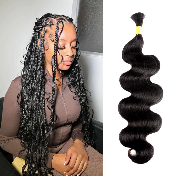 straight human hair bulk