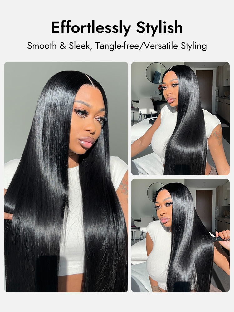 straight lace frontal wig for women