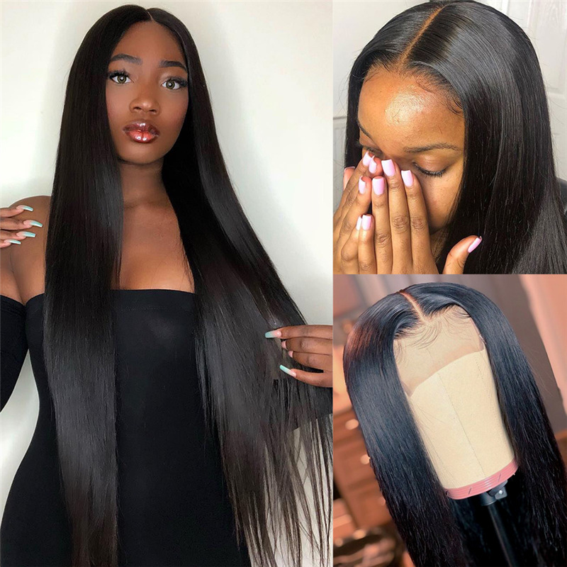 Long Straight 4*4 Lace Wigs