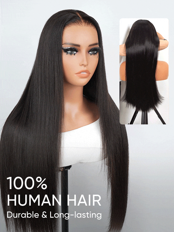 Straight Wig With Drawstring