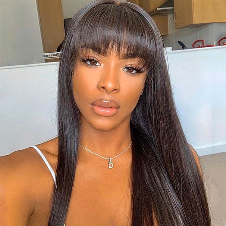 wigs with bangs