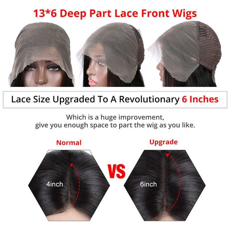 13*6 Lace Frontal Wigs