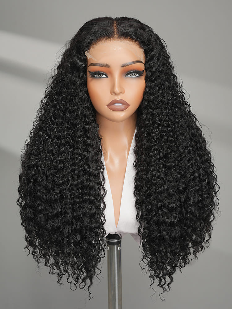 deep wave hair wig super double drawn