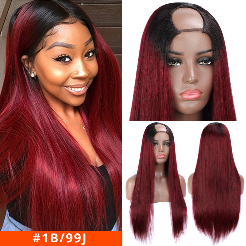 Colored U Part Wigs