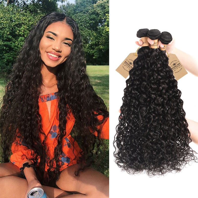 Water Wave Weave Hair 3 Bundles