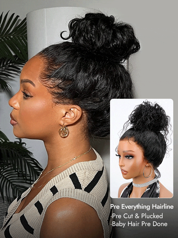 water wave 360 lace wig