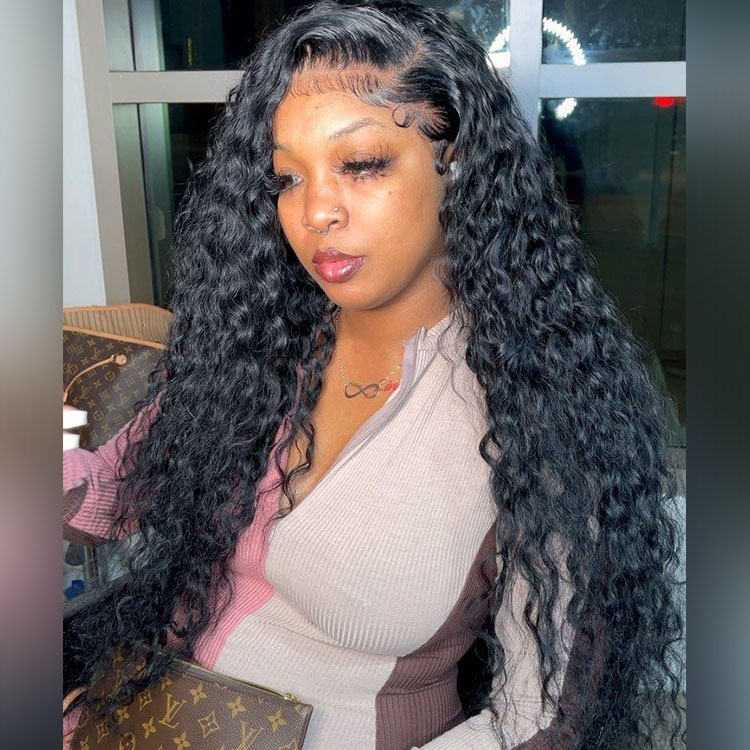 water wave front wigs