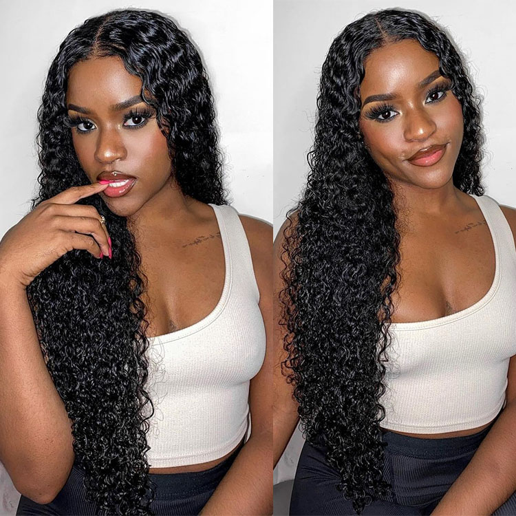 water wave glueless wig