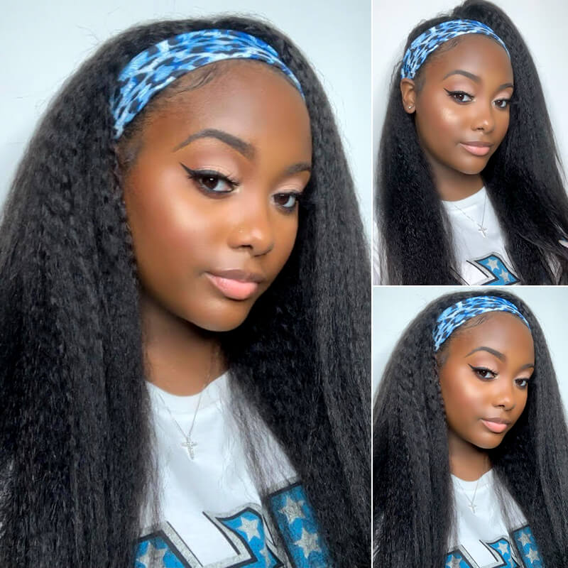 Human Hair Headband Wigs