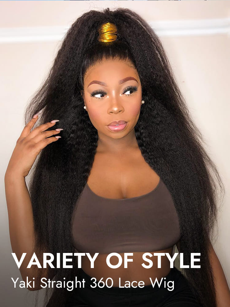 Yaki Straight 360 Lace Wig