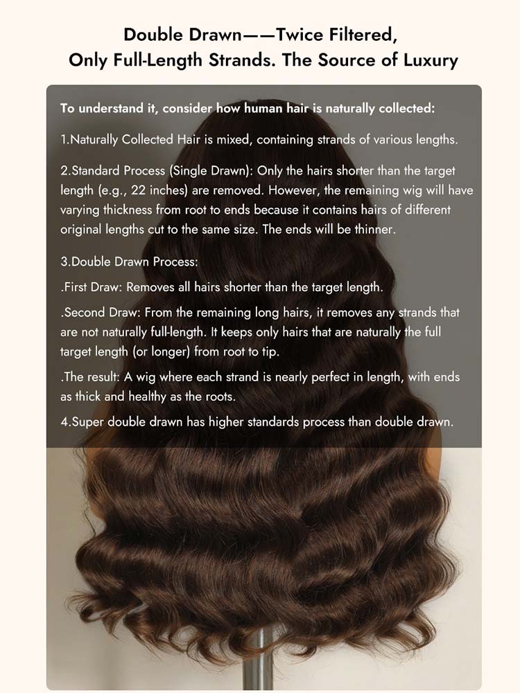 wear go glueless wig with brown human hair 
