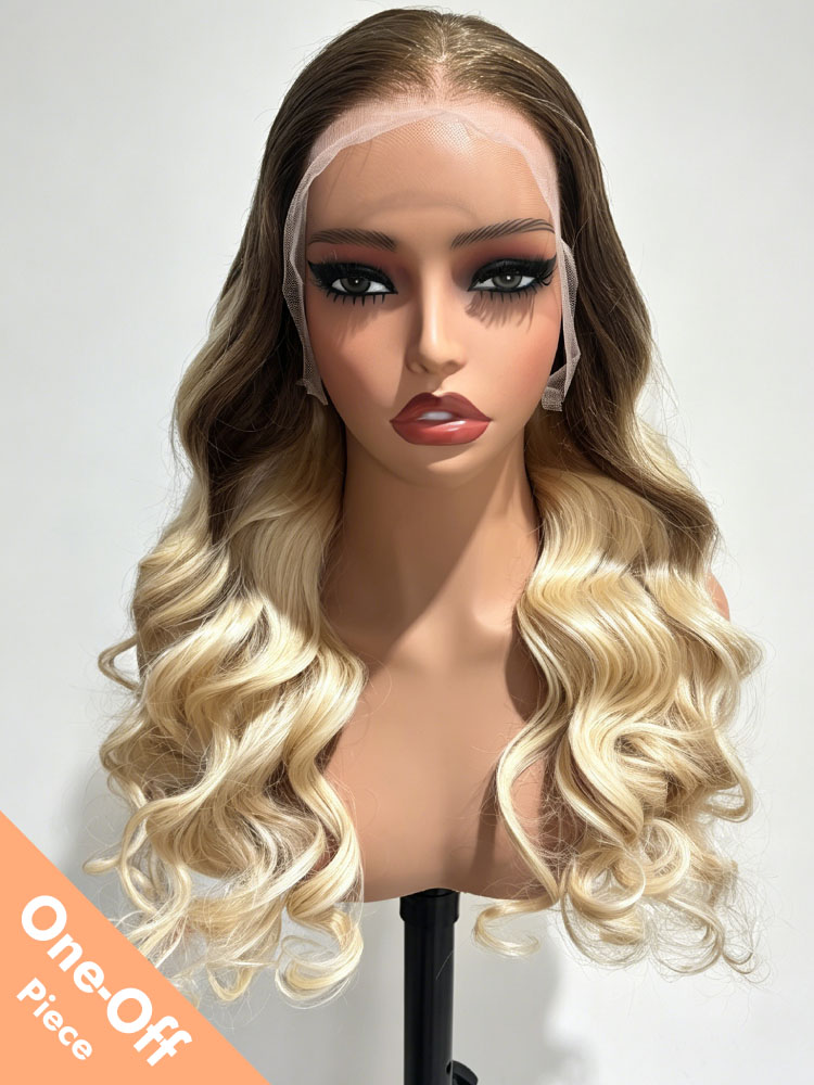 blonde human hair wig Body Wave