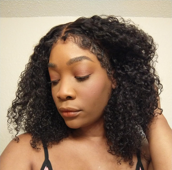 4C Edge Hairline-Curly 13x4 Lace Front Wig Realistic Hairline -Wigginshair