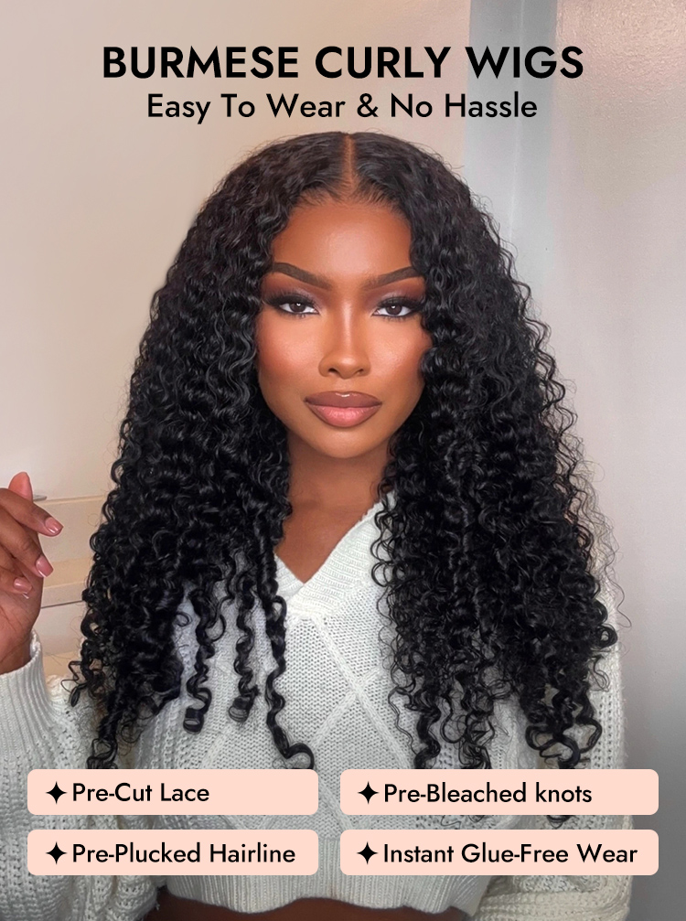 Burmese Curls Human Hair