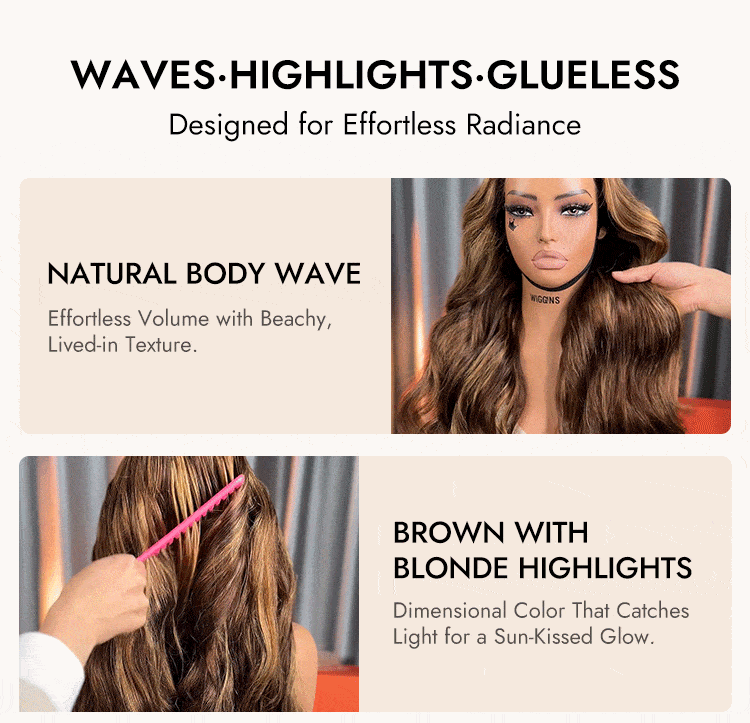 4/27 Highlight Body Wave Hair