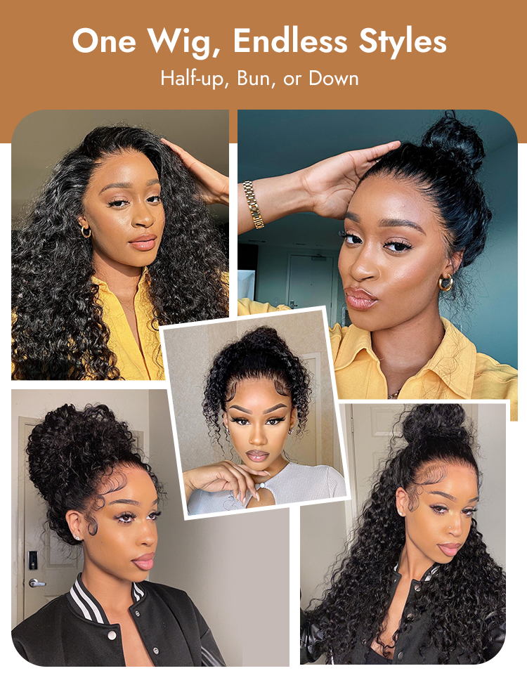 loose deep 360 wig with drawstring