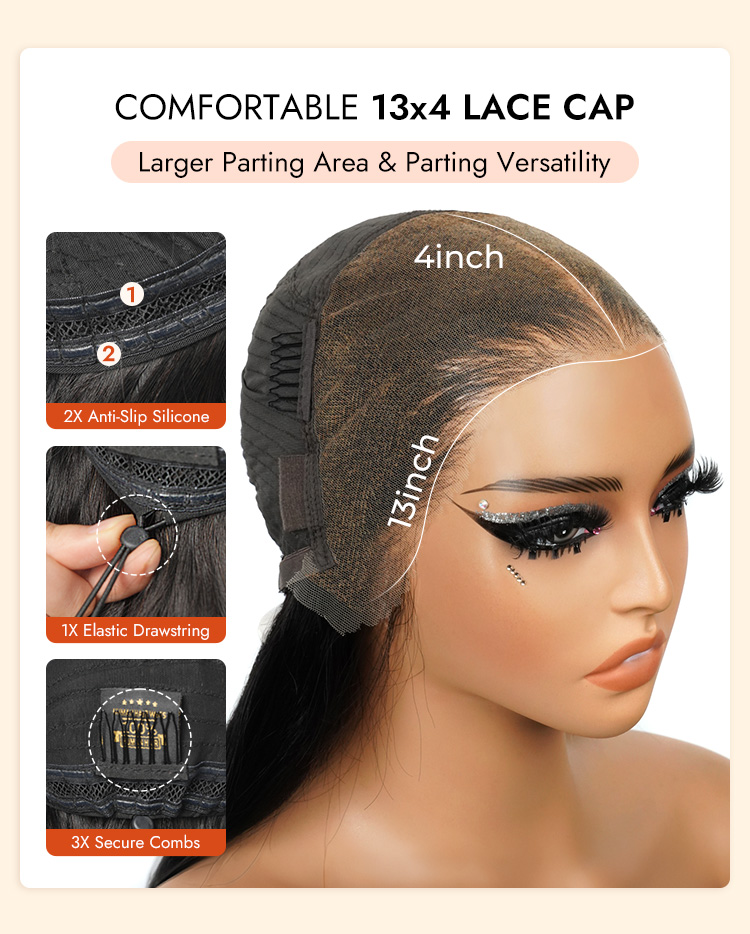 Beach Waves 6x8 Wigs Human Hair