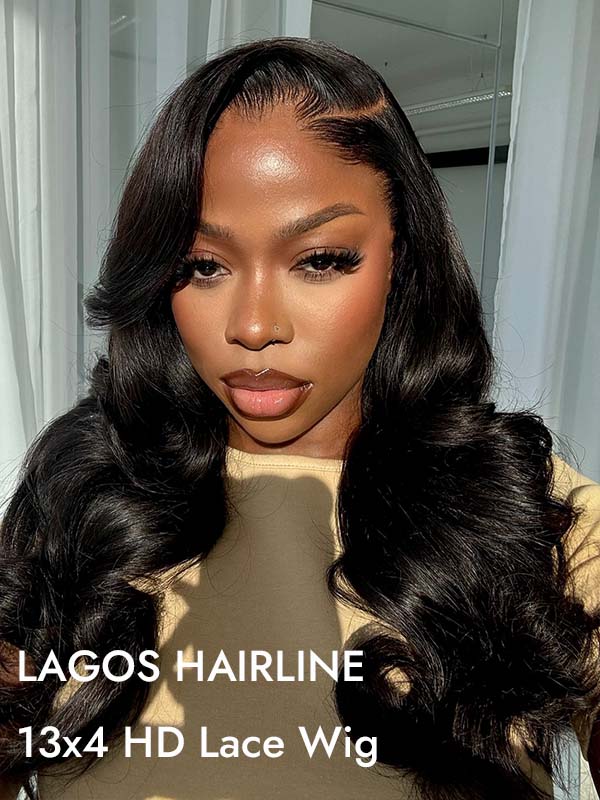 lagos hairline body wave wigs