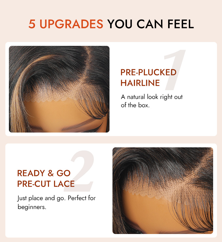 Ash Blonde Highlight Human Hair