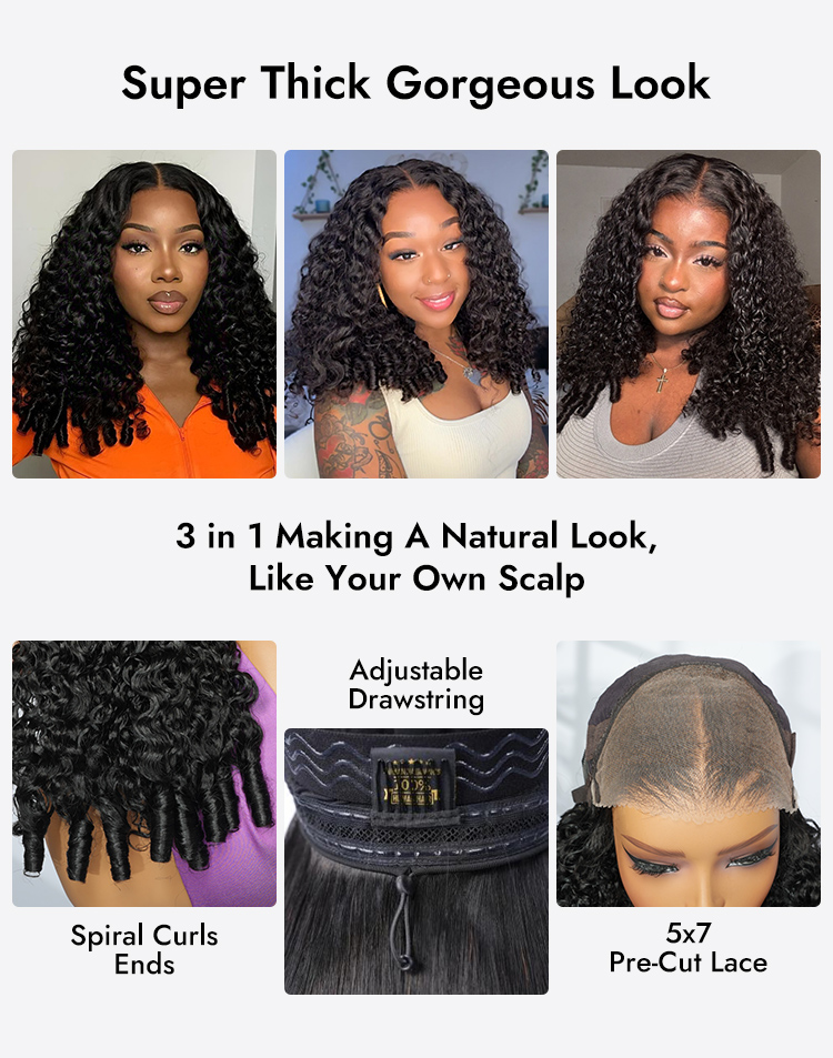 Burmese Curls Lace Wig