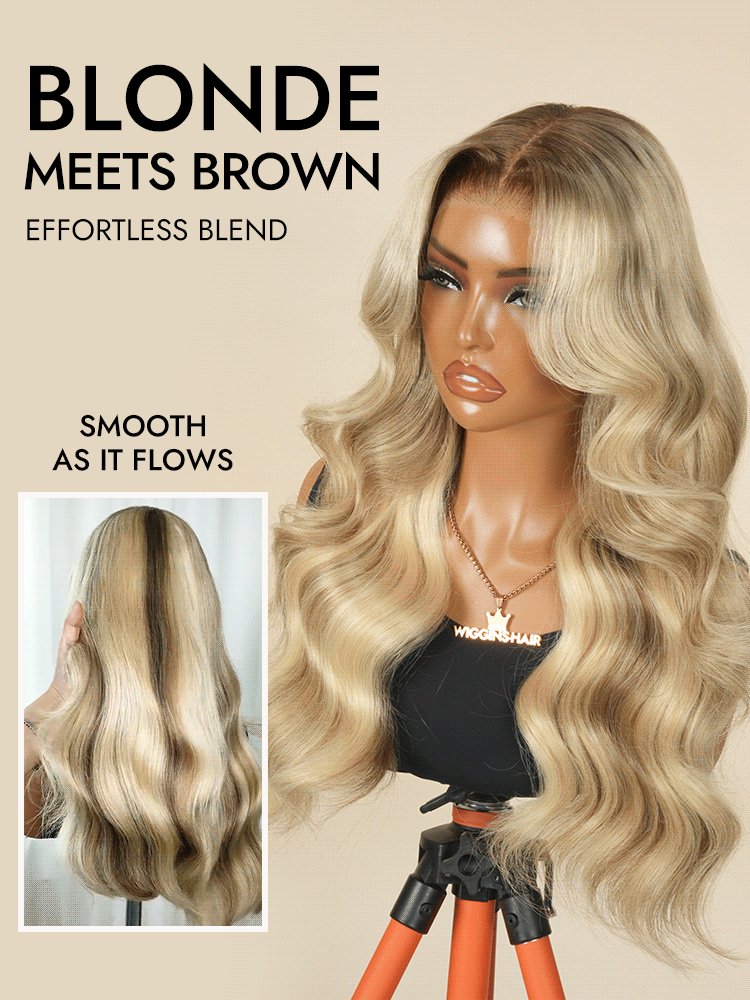 Blonde With Brown Highlights Human Hair