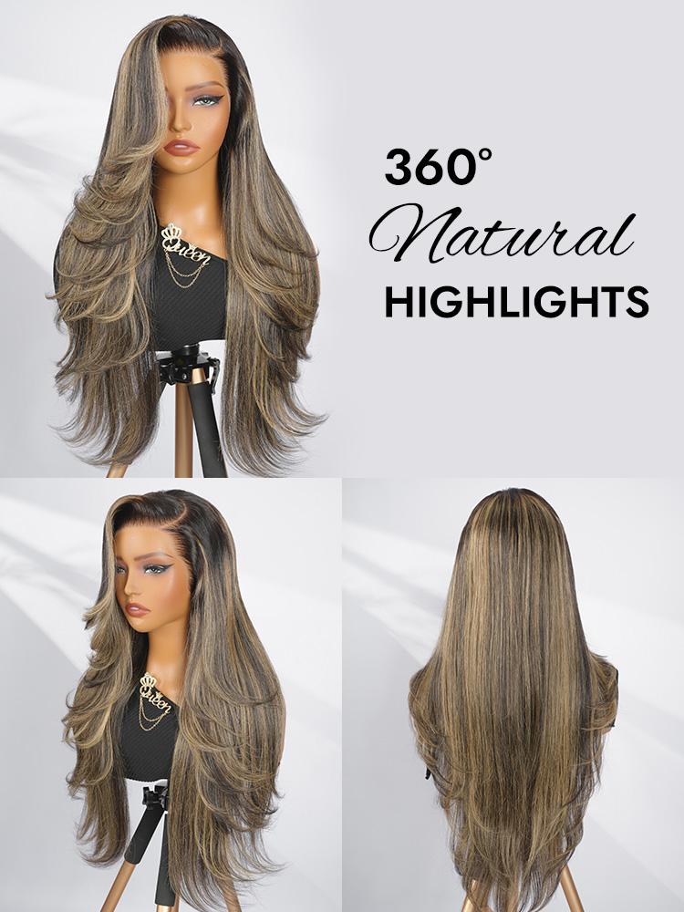 Layered kash doll Curls Human Hair