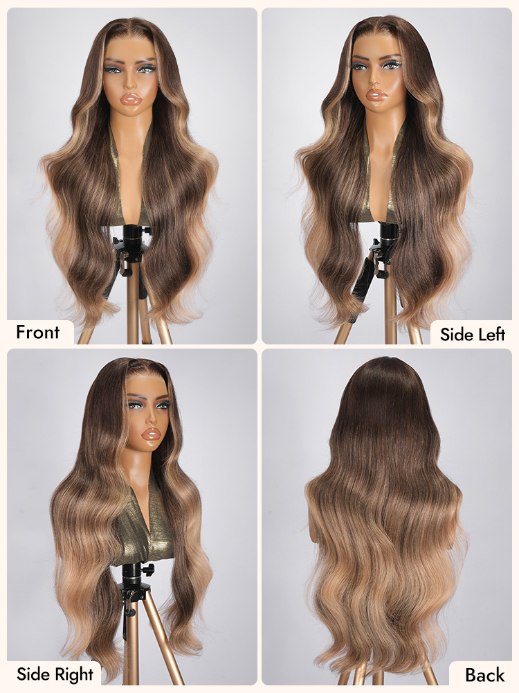 Ombre Blonde Highlight Human Hair