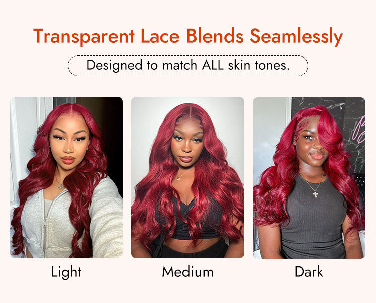 Burgundy Body Wave Human Hair