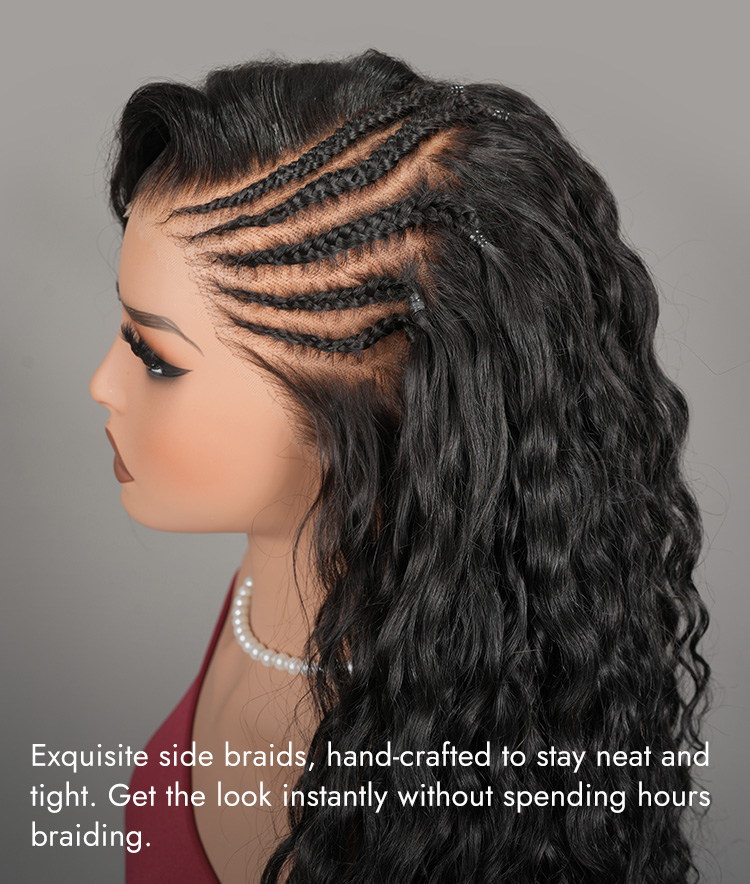 Pre-Styled Water Wave Wig