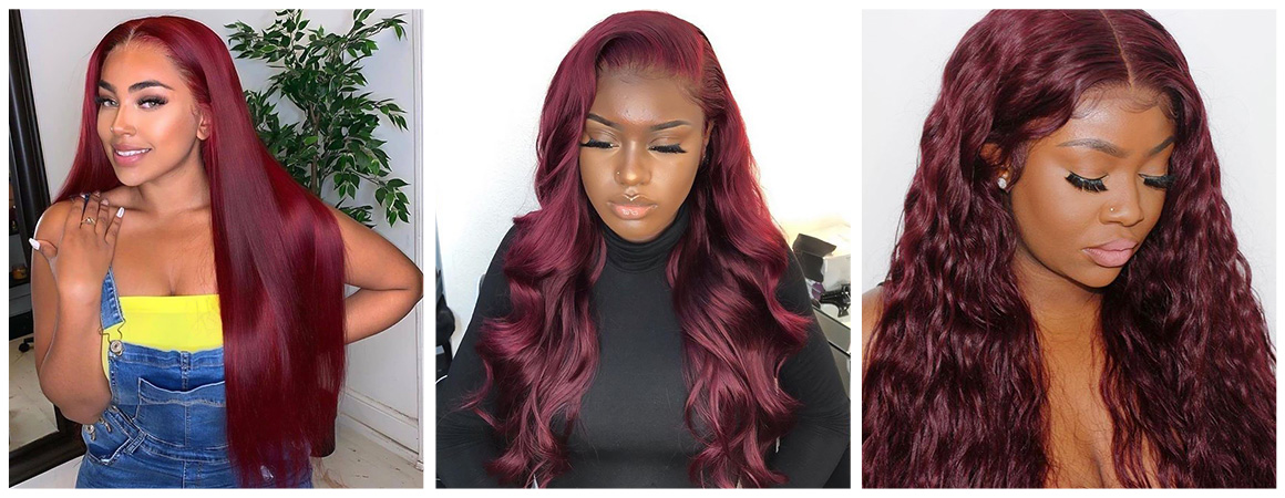 Burgundy Color Wig-Best Color Choice of 2020 FT WIGGINS HAIR -Wigginshair