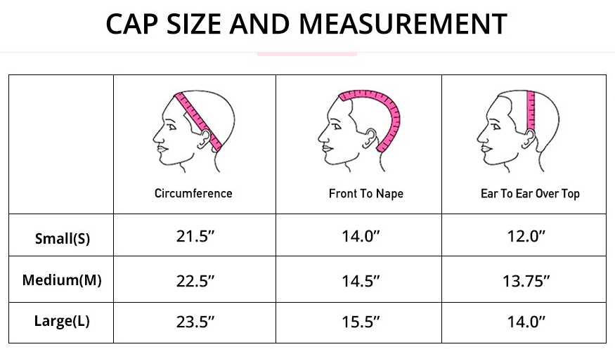 wig cap size